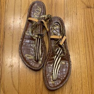 Sam Edelman Gigi Sandals Striped Calf Hair